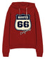 minicult Cotton Printed Hoodie for Boys and Girls Ideal for Light Winter( Pack of 2)(Red)