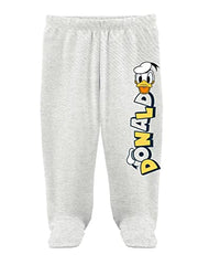 Disney by Minicult Mickey Mouse Footed Pajama Pants For Baby Boys And Girls Pack of 2-White