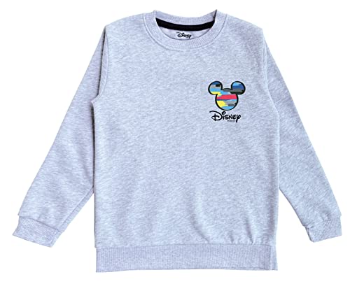 minicult Disney Mickey Mouse and Friends Regular Fit Character Printed Full Sleeve Sweatshirt for Boys and Girls(Grey a39)(Pack of 1)(18-24 Months)