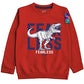 minicult Cotton Printed Sweatshirts for Boys and Girls Ideal for Light Winter( Pack of 2)(Red)