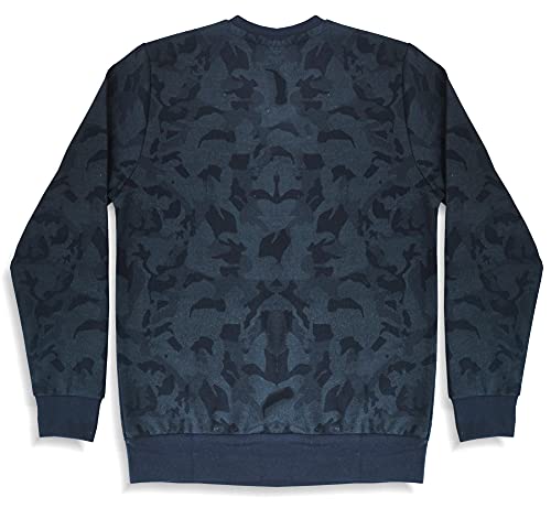 minicult Sweatshirt with All Over Print for Boys and Girls (All Over Print) (AOP-06) Dark Blue