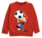 minicult Disney Mickey Mouse and Friends Regular Fit Character Printed Full Sleeve Sweatshirt for Boys and Girls(Red a24)(Pack of 1)(18-24 Months)