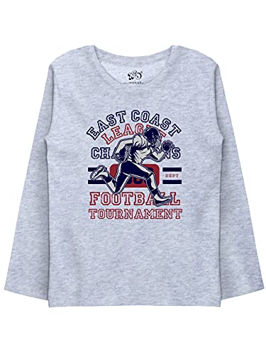 minicult Cotton Printed Full Sleeve T Shirts for Boys(Pack of 2)(Navy-1)