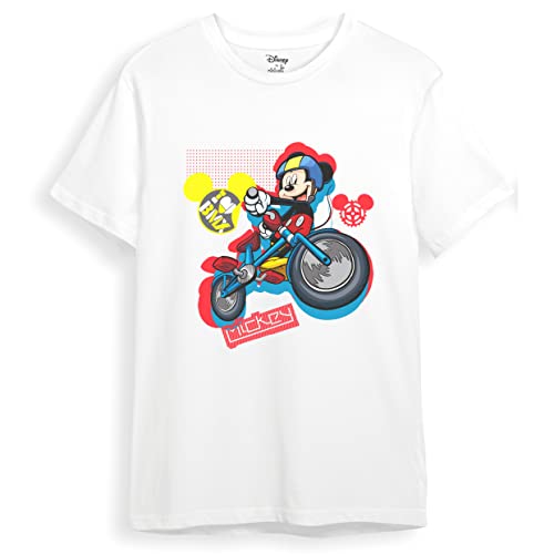 minicult Mickey Mouse Family Regular Fit Character Printed Tshirt for Boys and Girls(Red2)(2-3 Years)