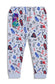 minicult Cotton Pants for Boys and Girls with Ankle Cuff and All Over Prints (Pack of 5) (Black)