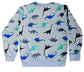 minicult Sweatshirt with All Over Print for Boys and Girls(All Over Print)(AOP-07) Green