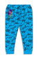 minicult Cotton Pants for Boys and Girls with Ankle Cuff and All Over Prints (Pack of 5) (Black)