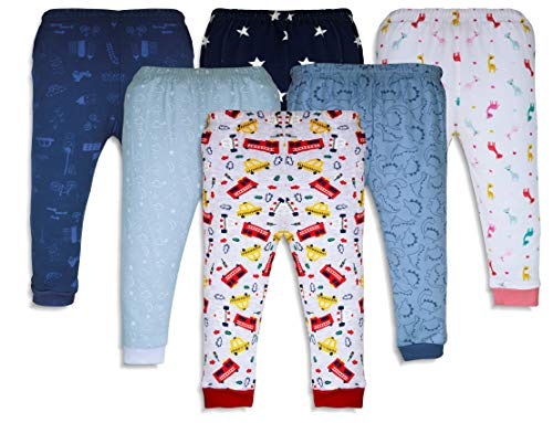 minicult Baby Boys' and Baby Girls' Printed Pyjama (Multicolour) Pack of 6