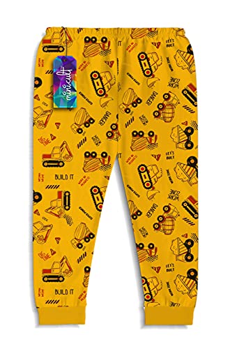 Minicult Cotton Pants for Boys and Girls (Pack of 5)