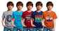 minicult Baby Boy's Cotton Graphic Printed Half Sleeve T-shirt with Chest Print and Bright Colors (Multicolor)